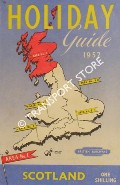 Holiday Guide - Area No. 1: Scotland 1952 by British Railways